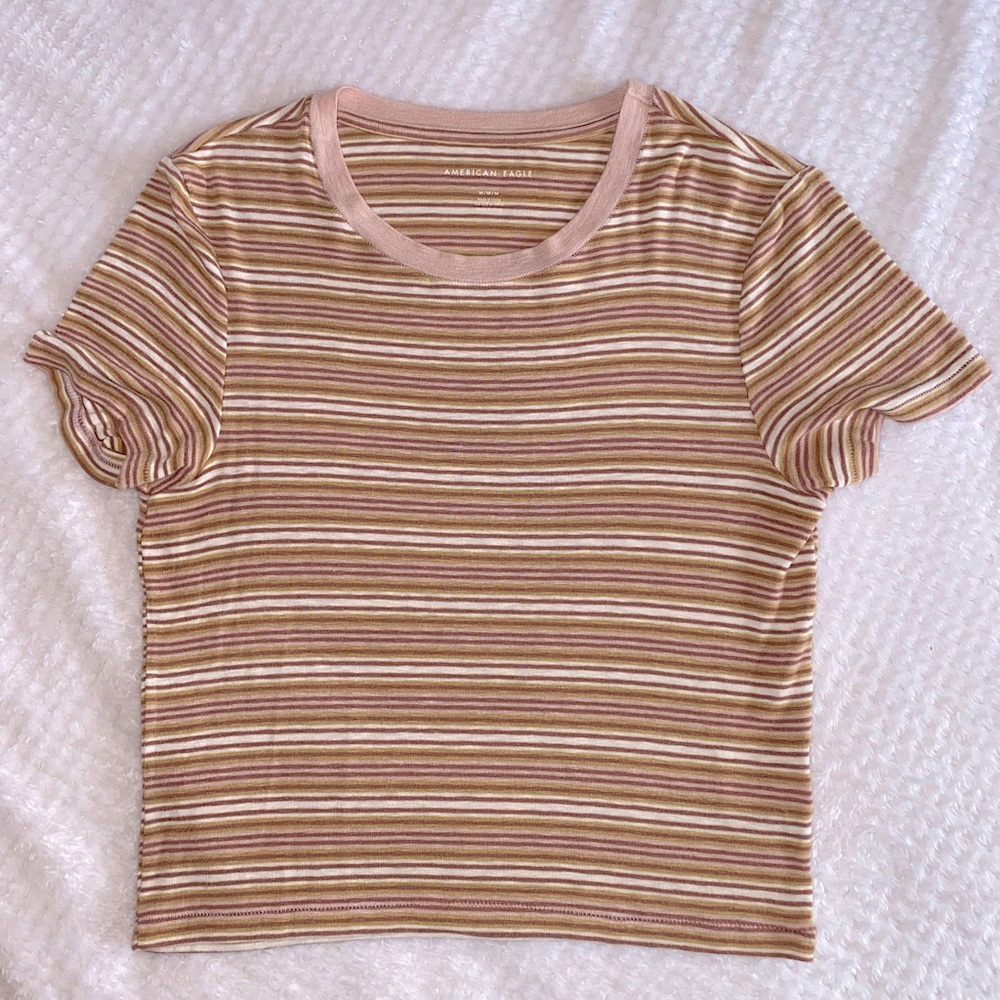 American Eagle Striped Tee